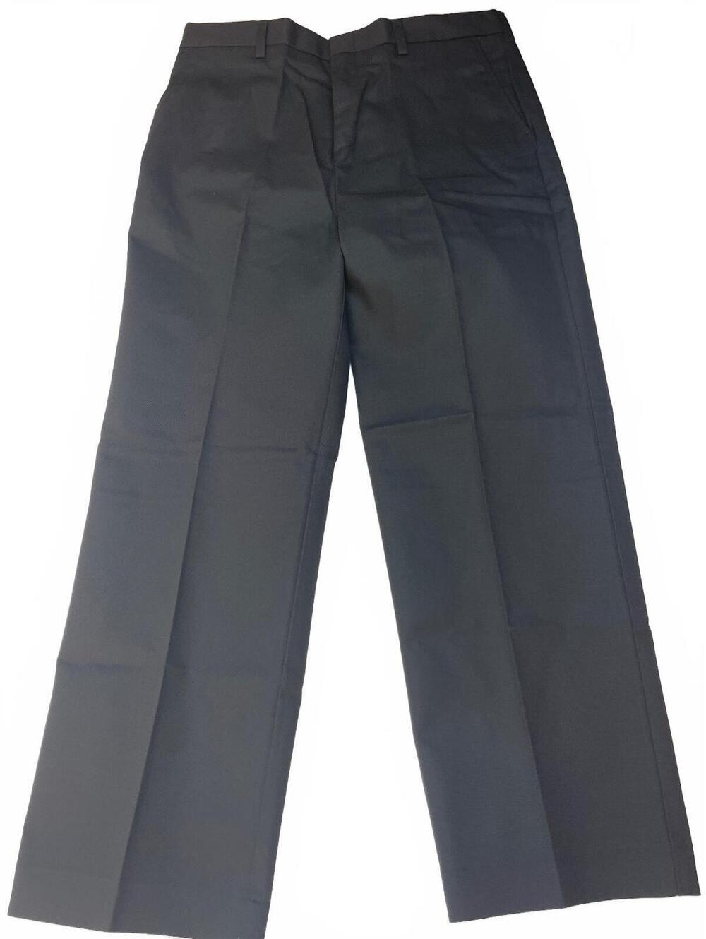 Edwards Men's Black Uniform Work Pants 34 UL Tuff-Tex Polyester Cotton Blend